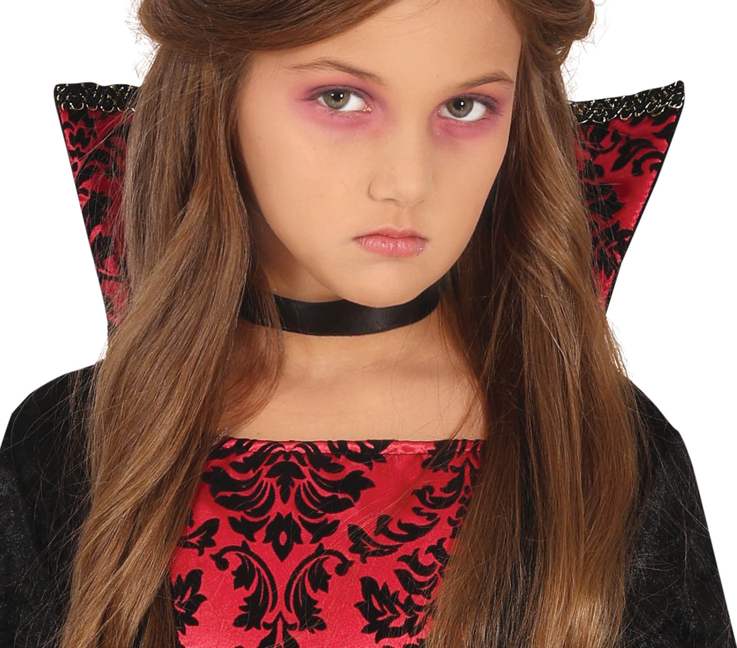 Vampyr – kostume til piger, sort og bordeaux, model 78073