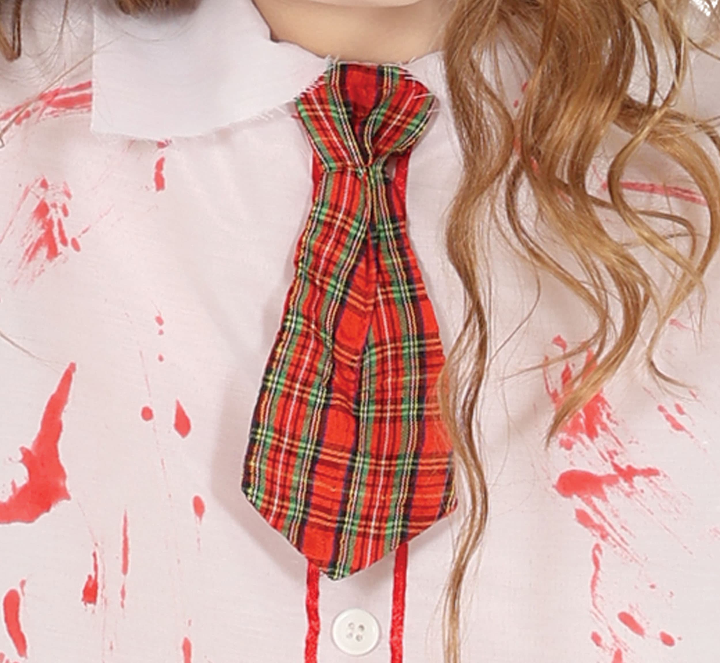 Zombie-skoleelev – kostume til piger