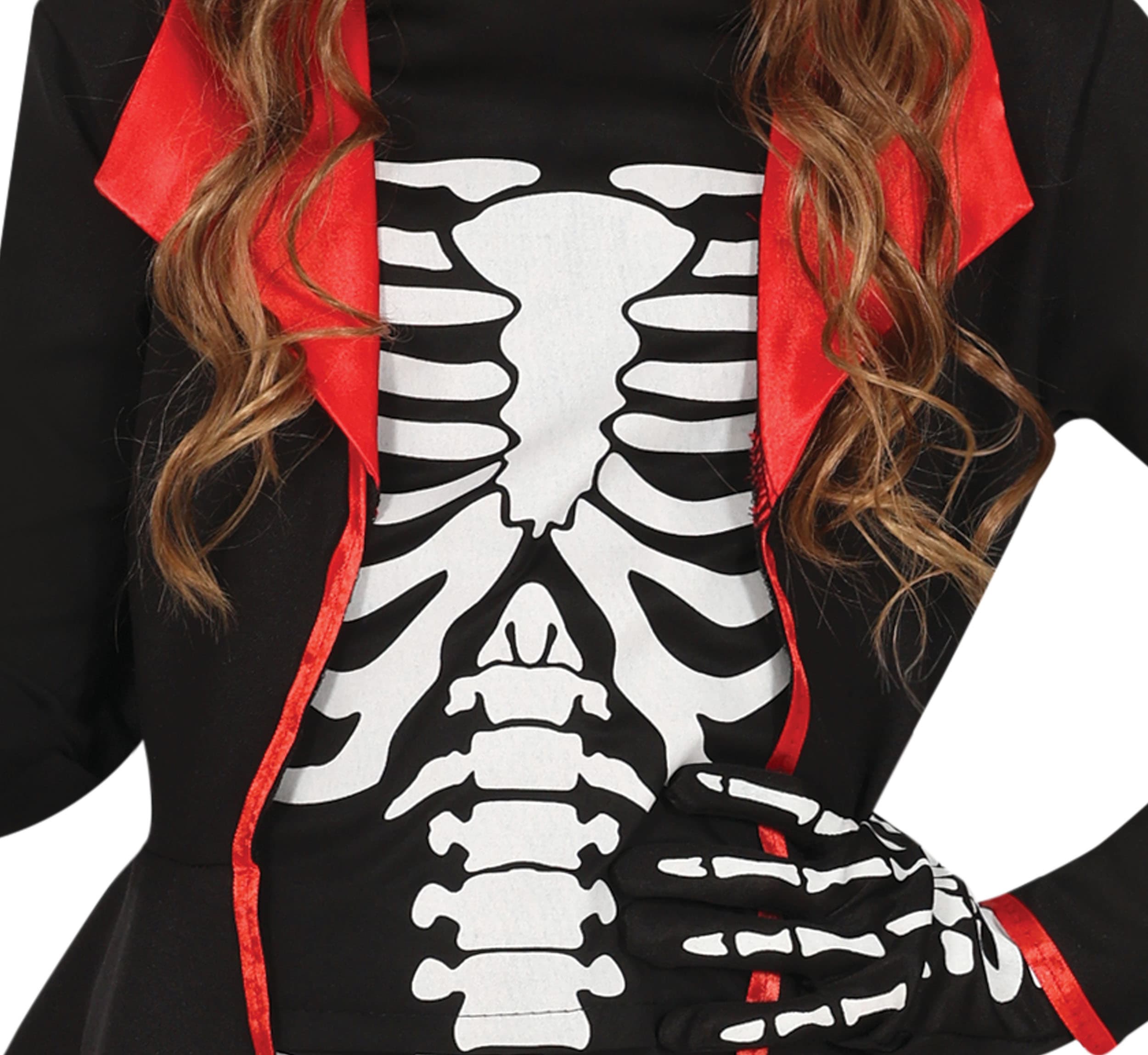 Elegant skelet – kostume til piger