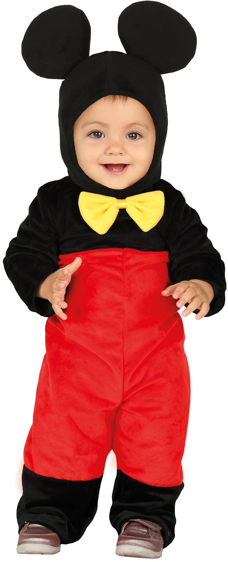 Lille mus – kostume til baby, sort og rød, model 78594
