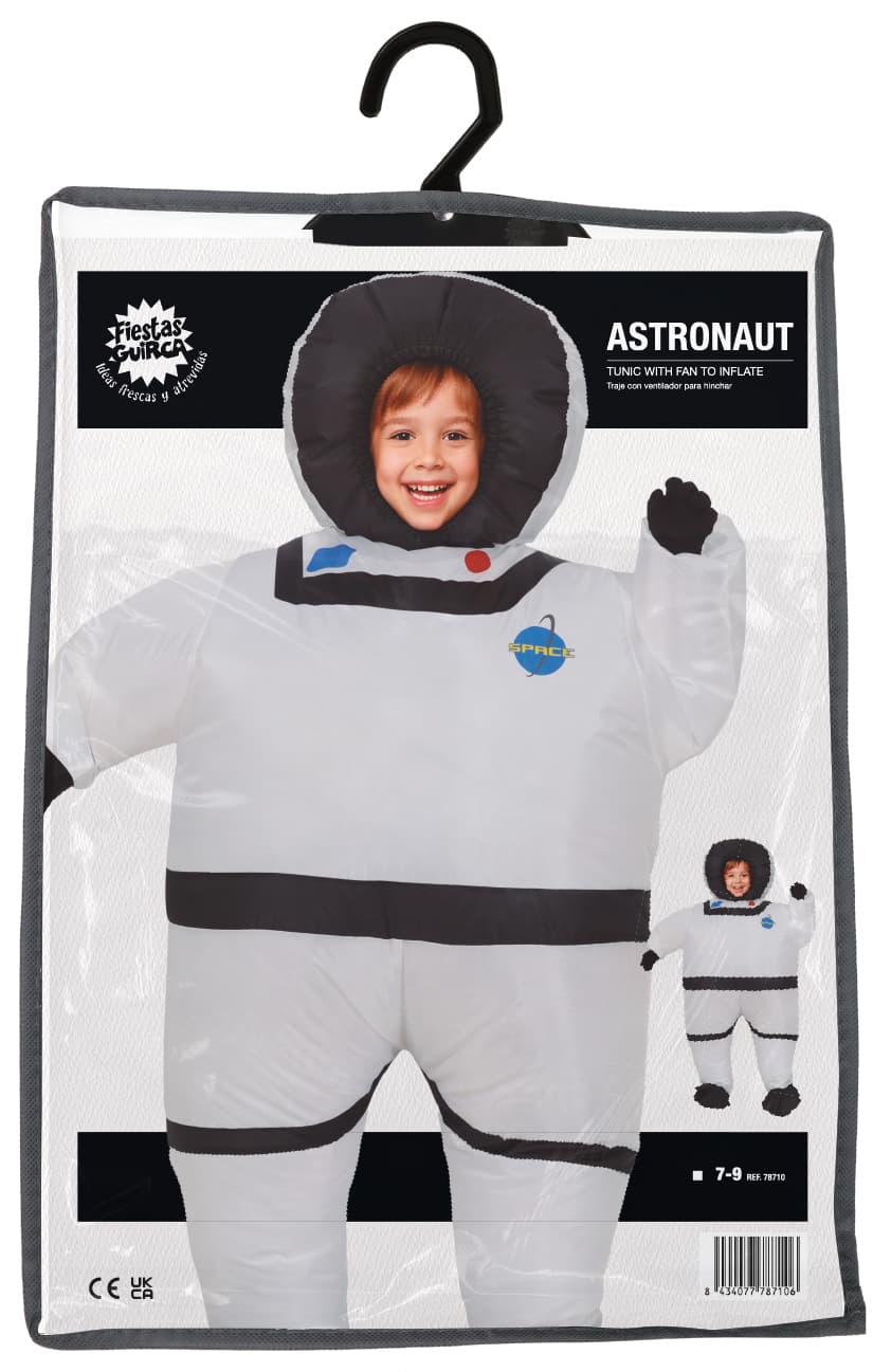 Oppustelig astronaut – kostume til børn