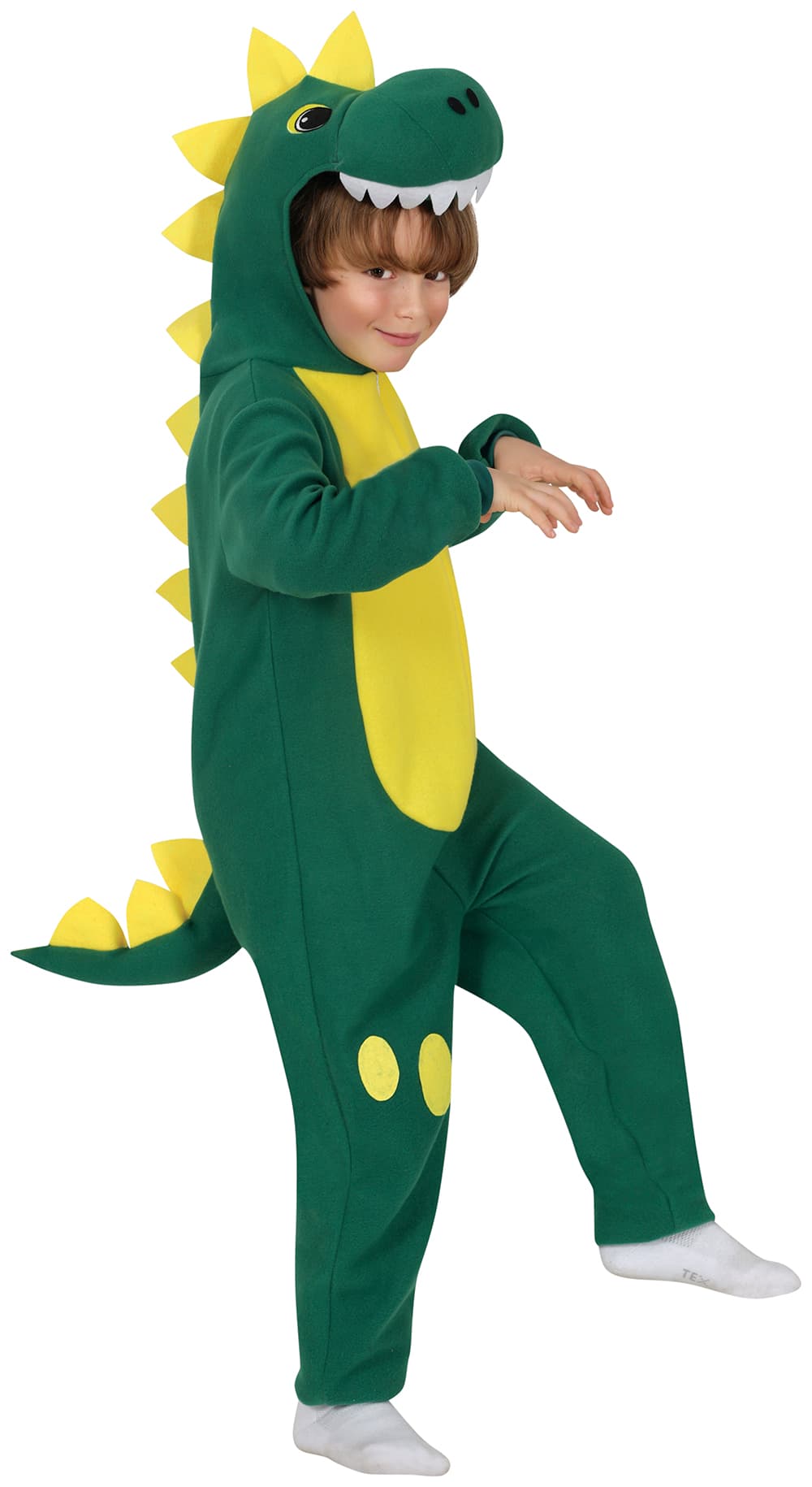 Grøn dinosaur – kostume til drenge
