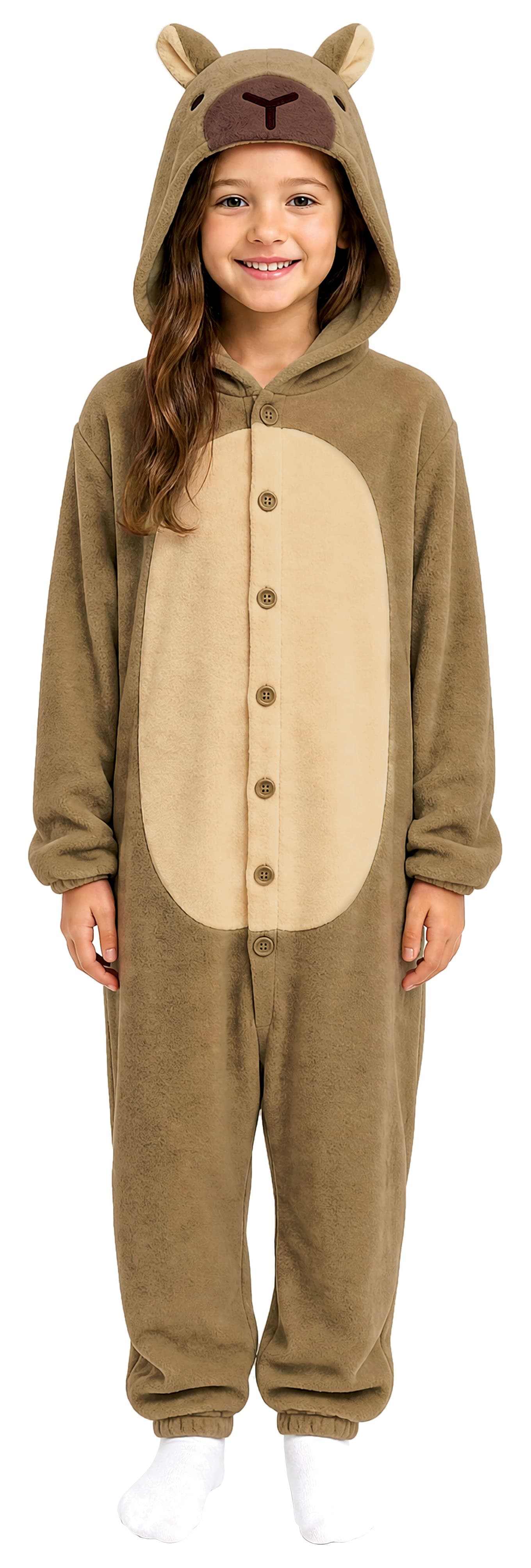 Capybara-pyjamas – kostume til børn
