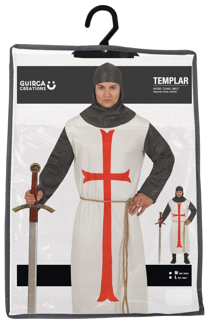 Tempelridder – kostume til herrer