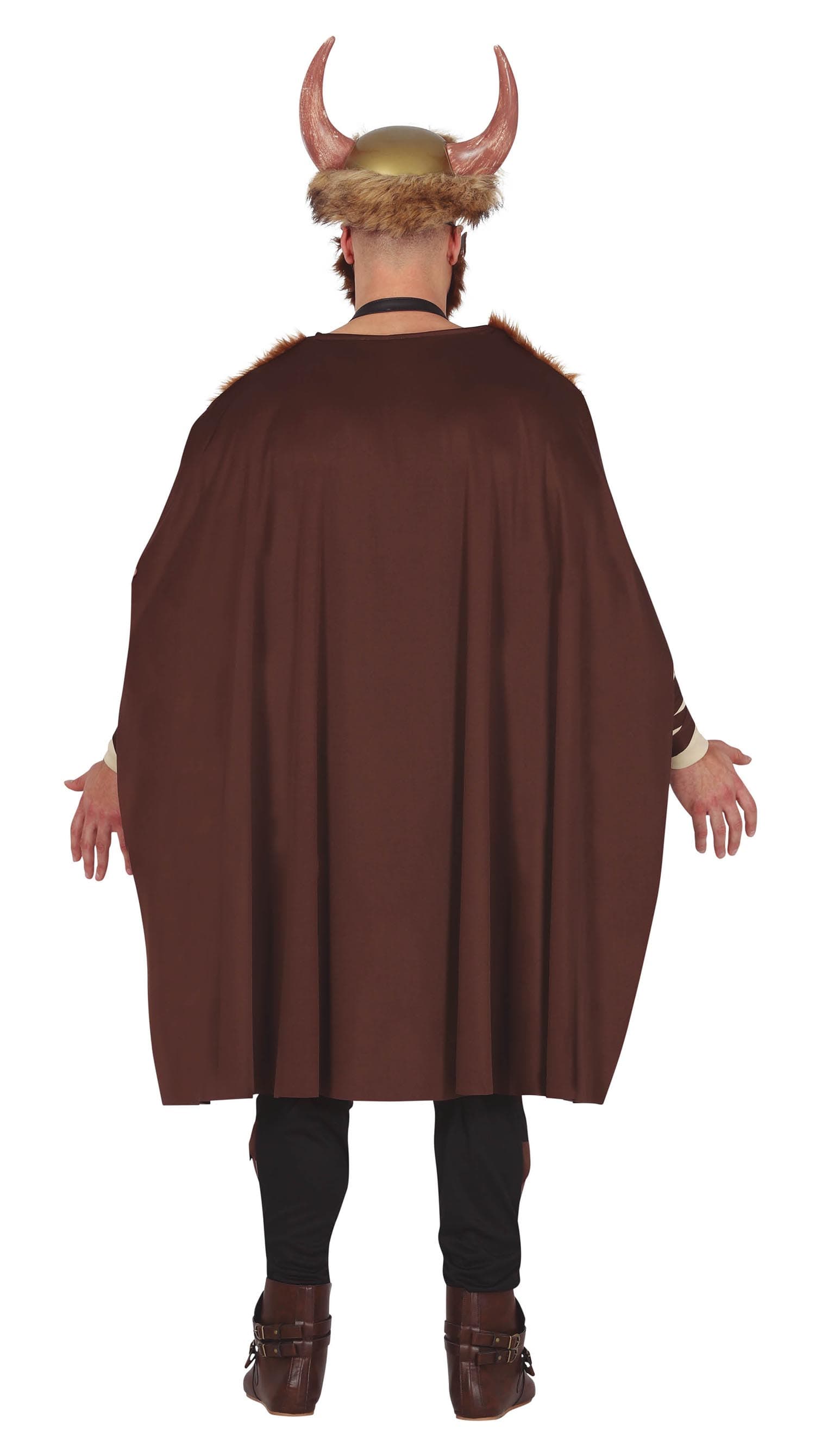 Viking – kostume til herrer, brun og beige