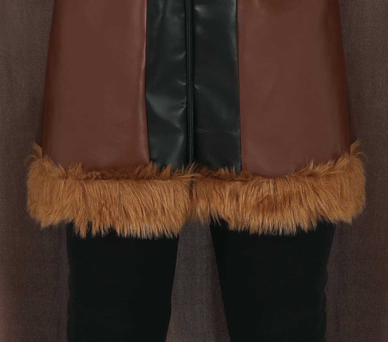 Viking – kostume til herrer, brun og beige