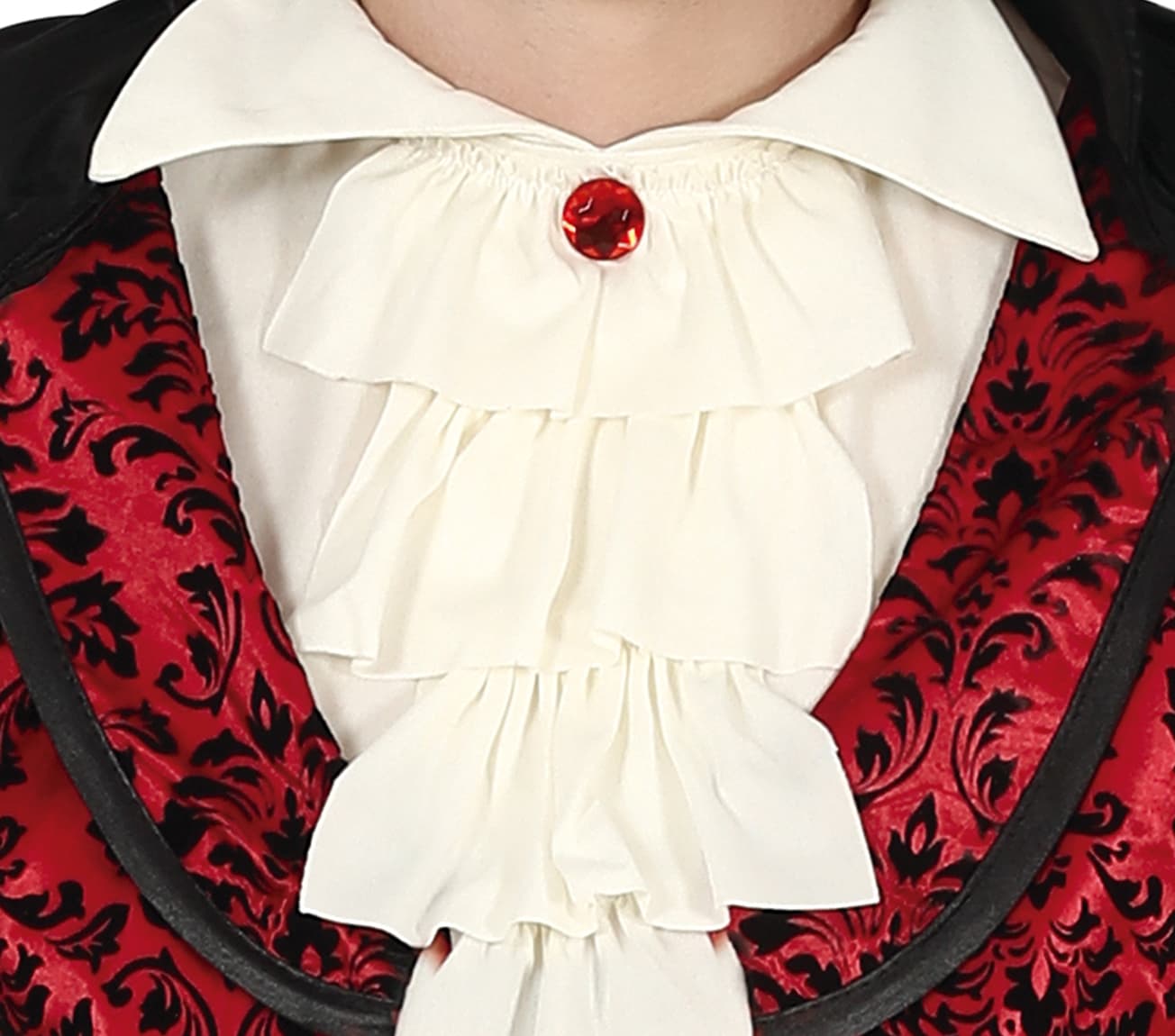 Vampyr – kostume til herrer, sort og bordeaux