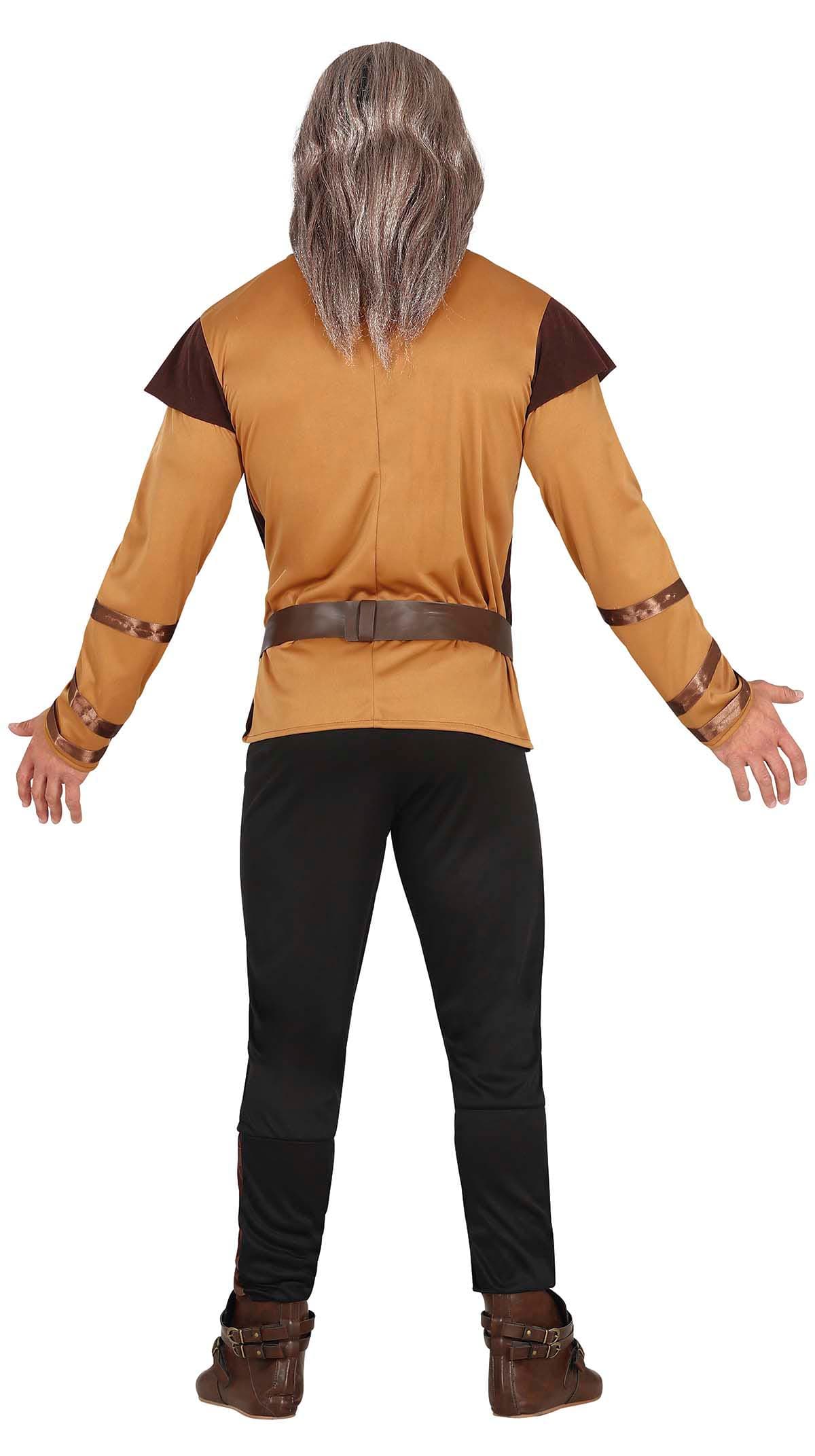 Viking – kostume til herrer, brun