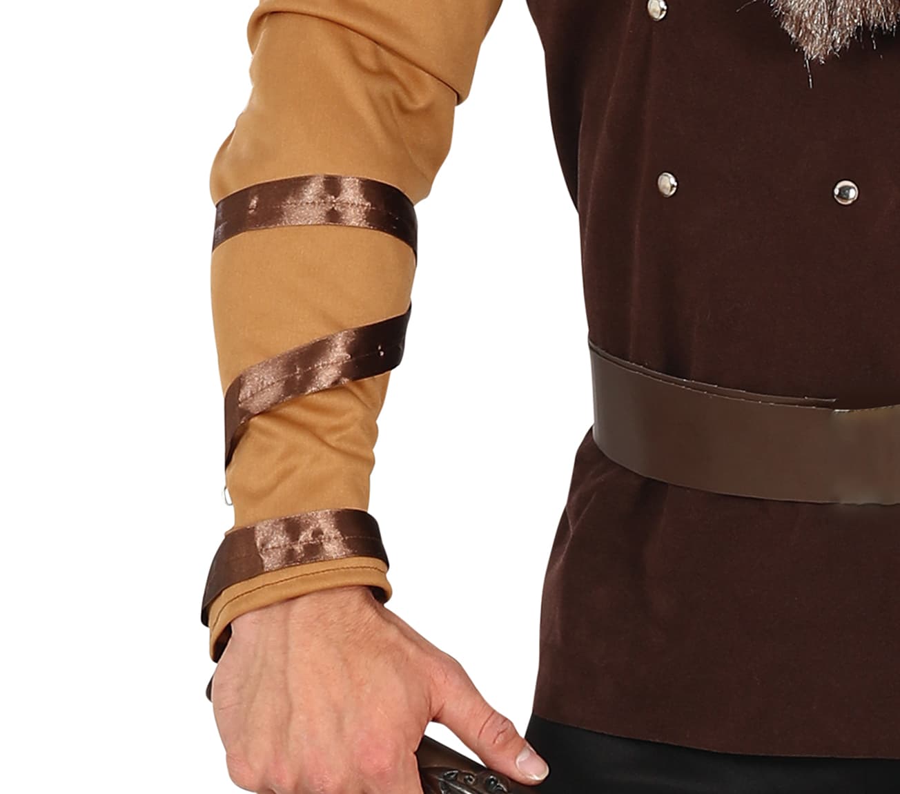Viking – kostume til herrer, brun