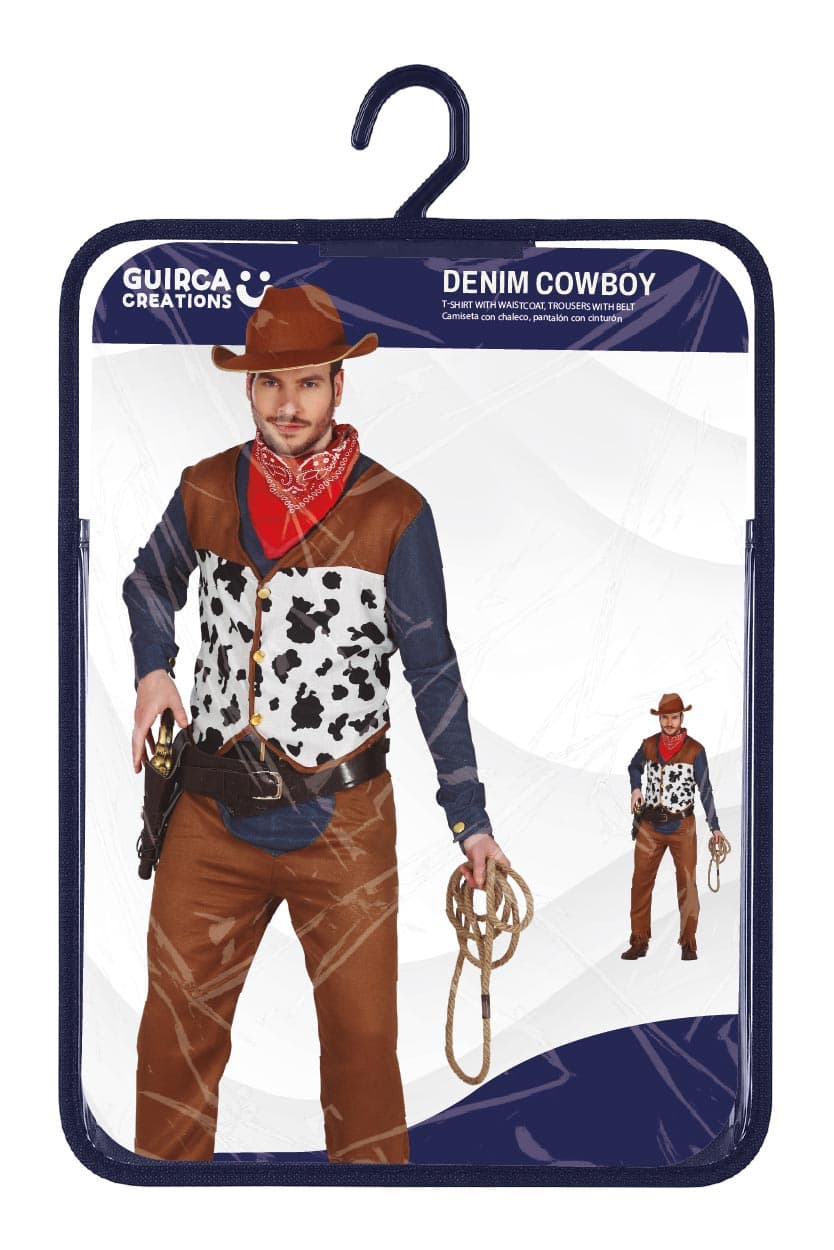 Cowboy – kostume til herrer, model 79693