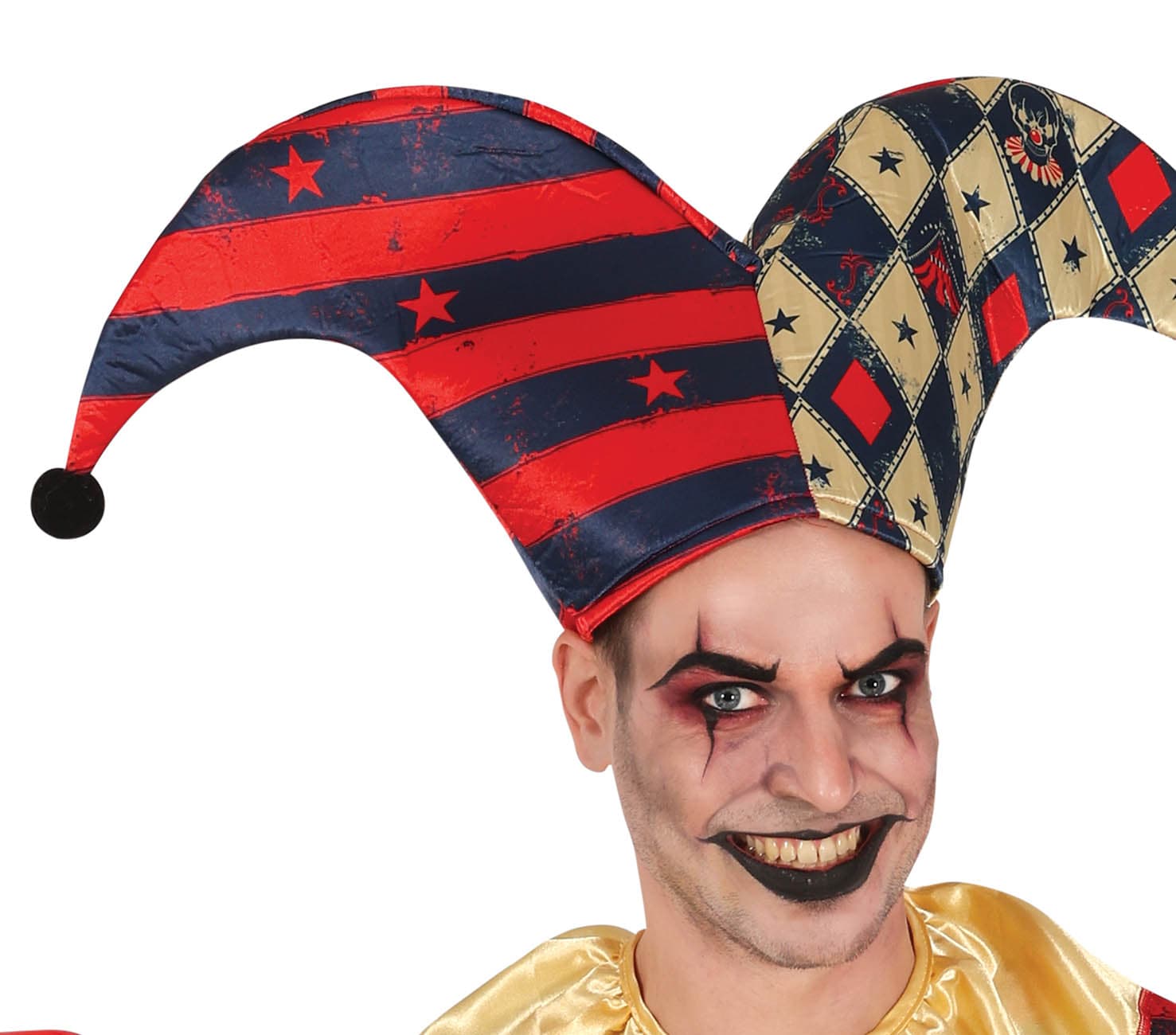 Harlekin med ruder – kostume til herrer