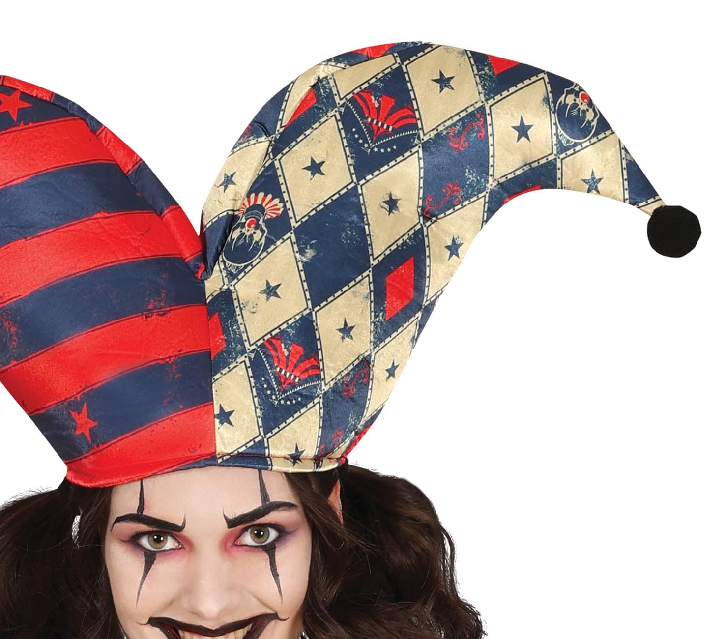 Harlekin med ruder – kostume til damer