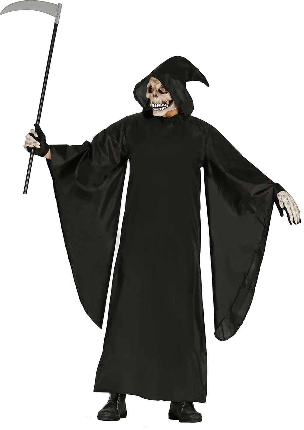 Døden – kostume til herrer, sort, model 80148