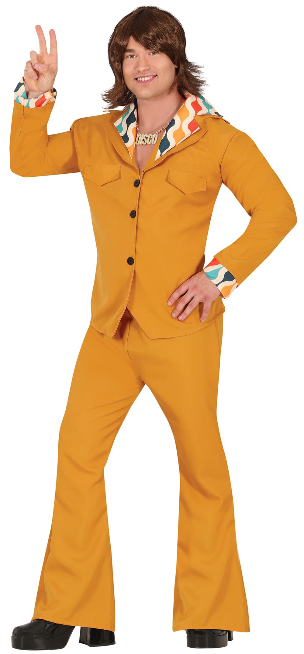 Orange 70'er – kostume til herrer