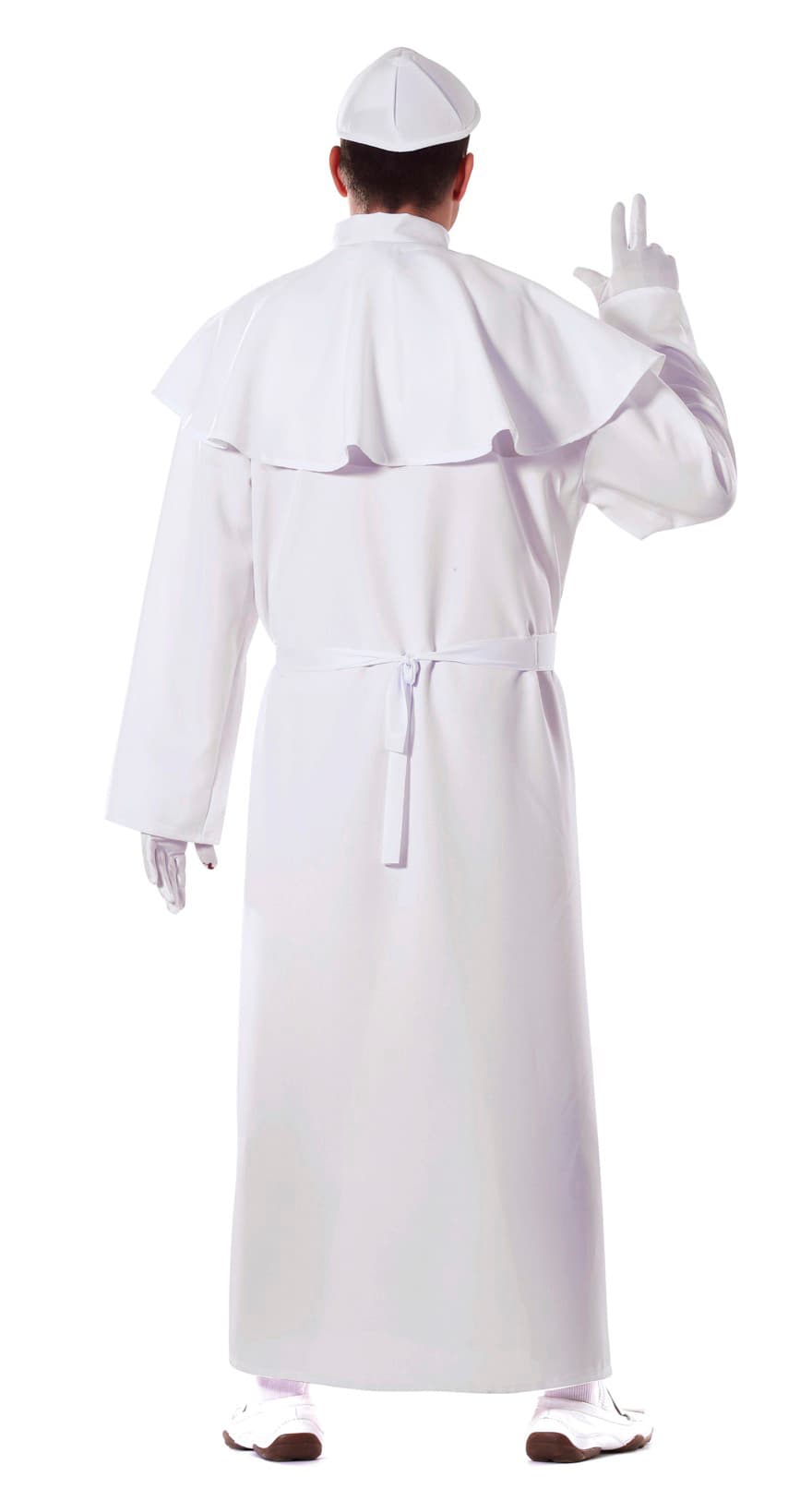 Pave – kostume til herrer, hvid