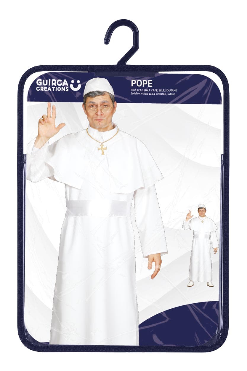 Pave – kostume til herrer, hvid