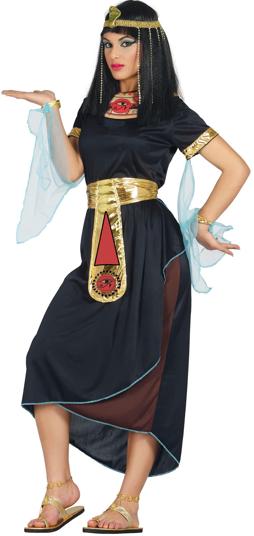 Cleopatra i sort – kostume til damer