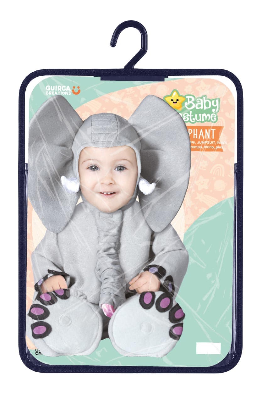 Elefant – kostume til baby, model 81088