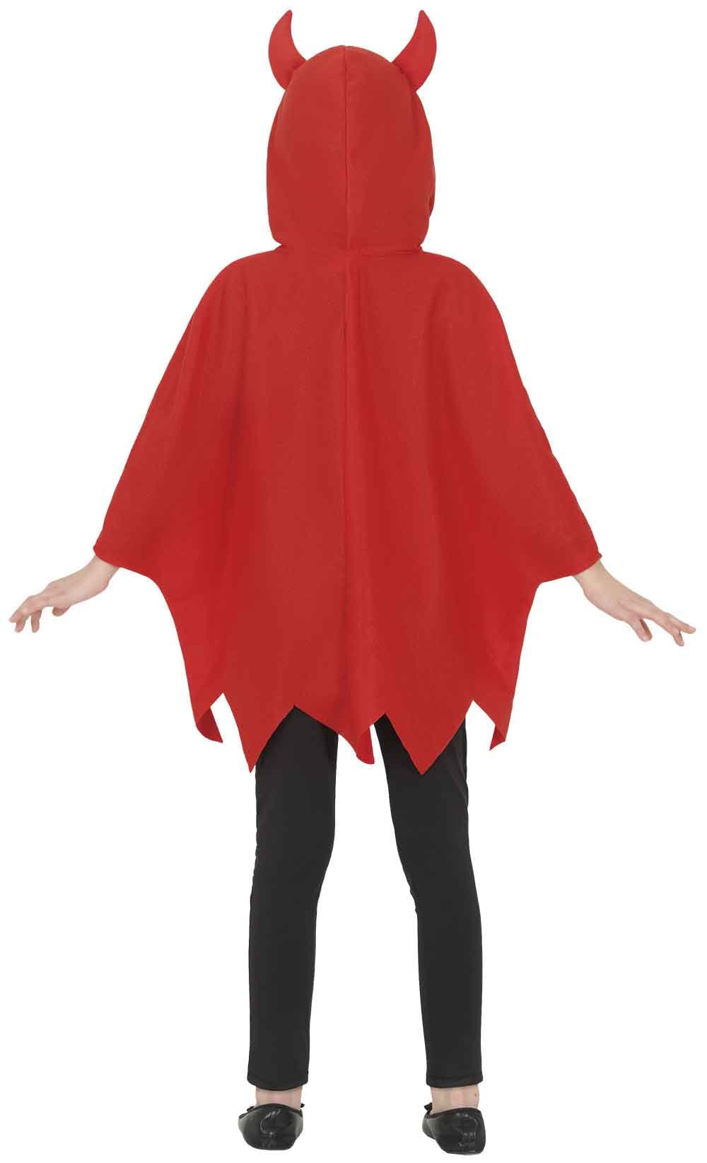 Lille djævleponcho – kostume til børn