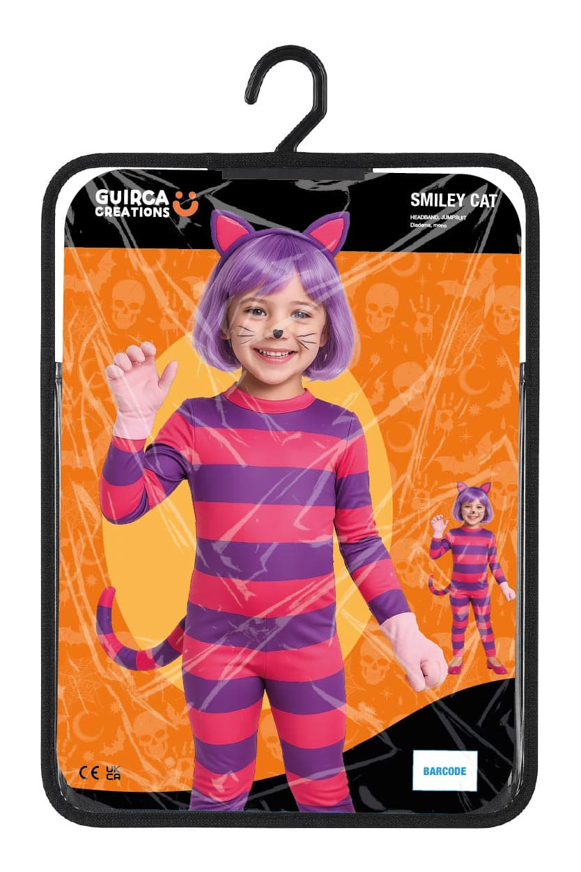 Smilende kat – kostume til piger
