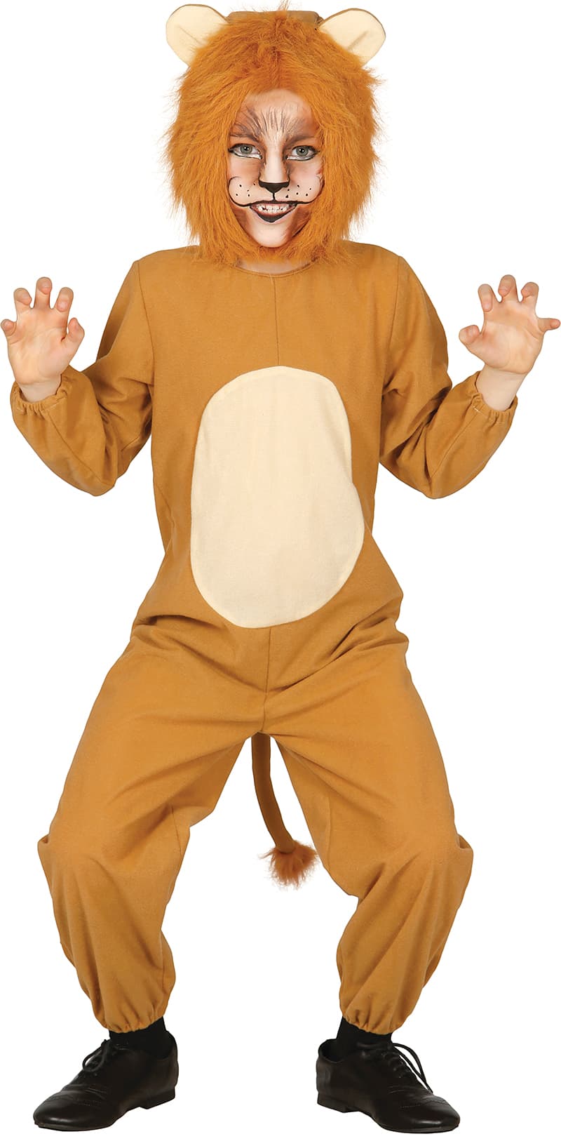 Løve – kostume til børn, brun, model 83369
