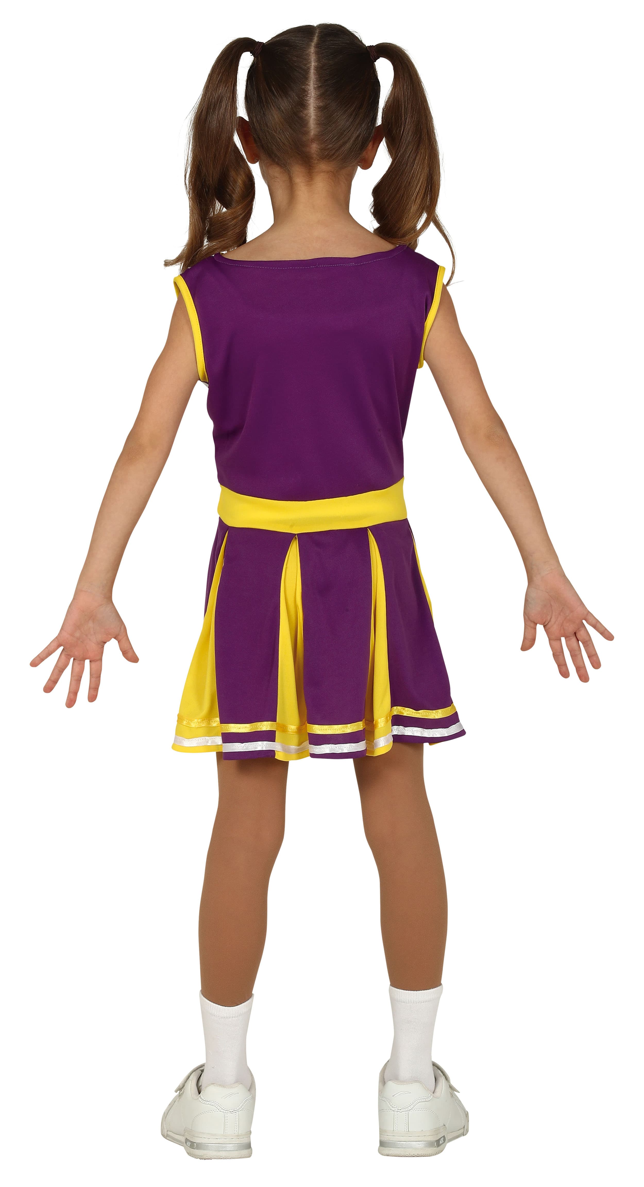 Cheerleader – kostume til piger, lilla