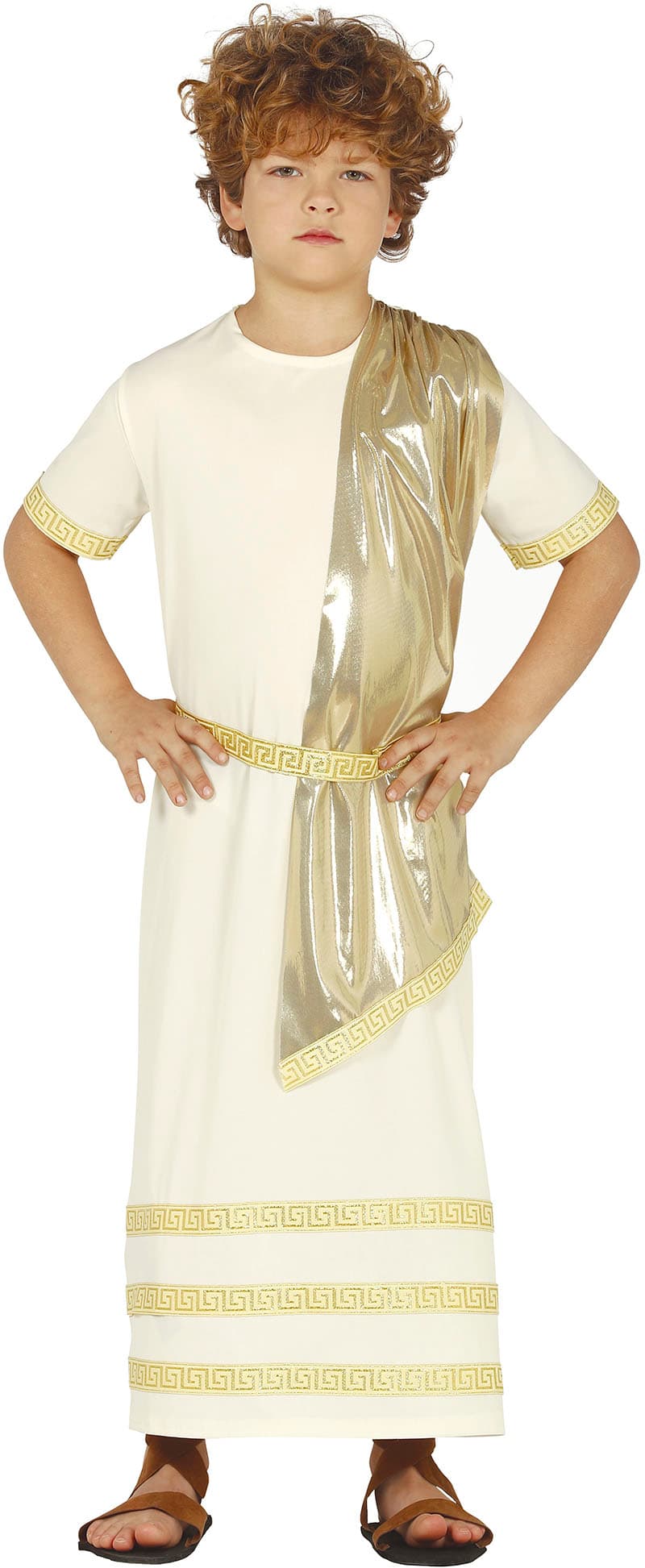 Romer – kostume til drenge, beige og guld