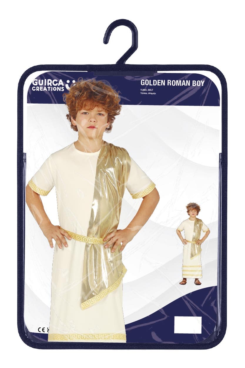 Romer – kostume til drenge, beige og guld