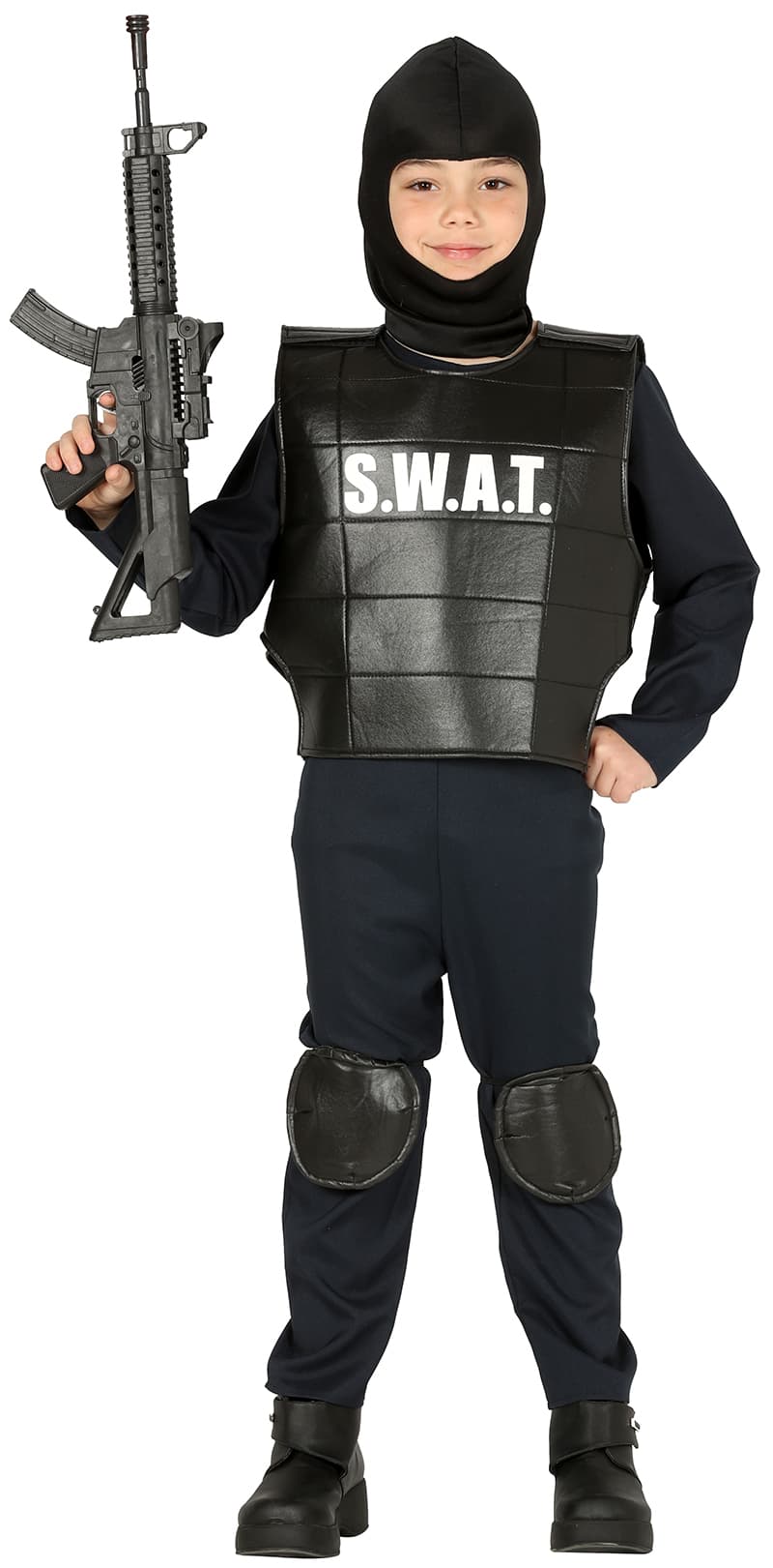 SWAT-politi – kostume til drenge