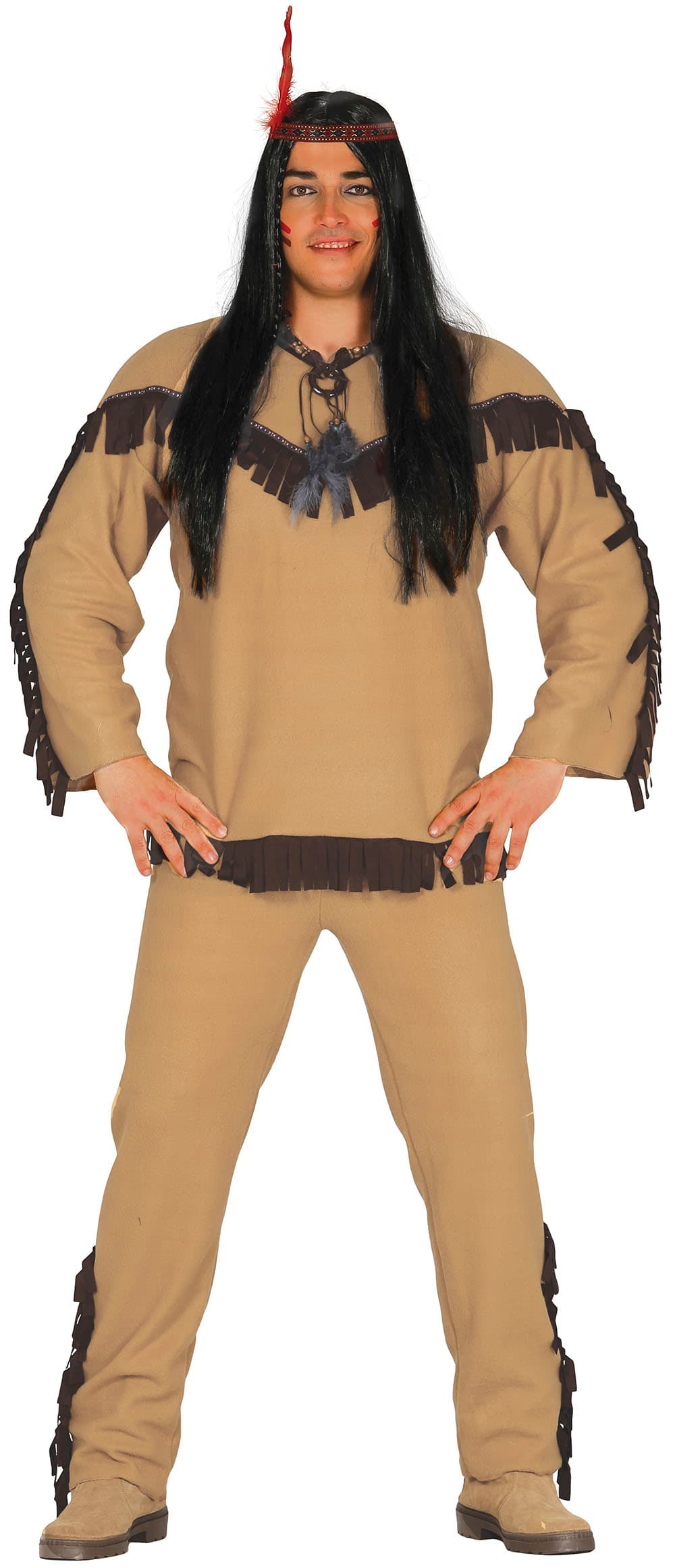 Indisk – kostume til herrer, brun, model 84002