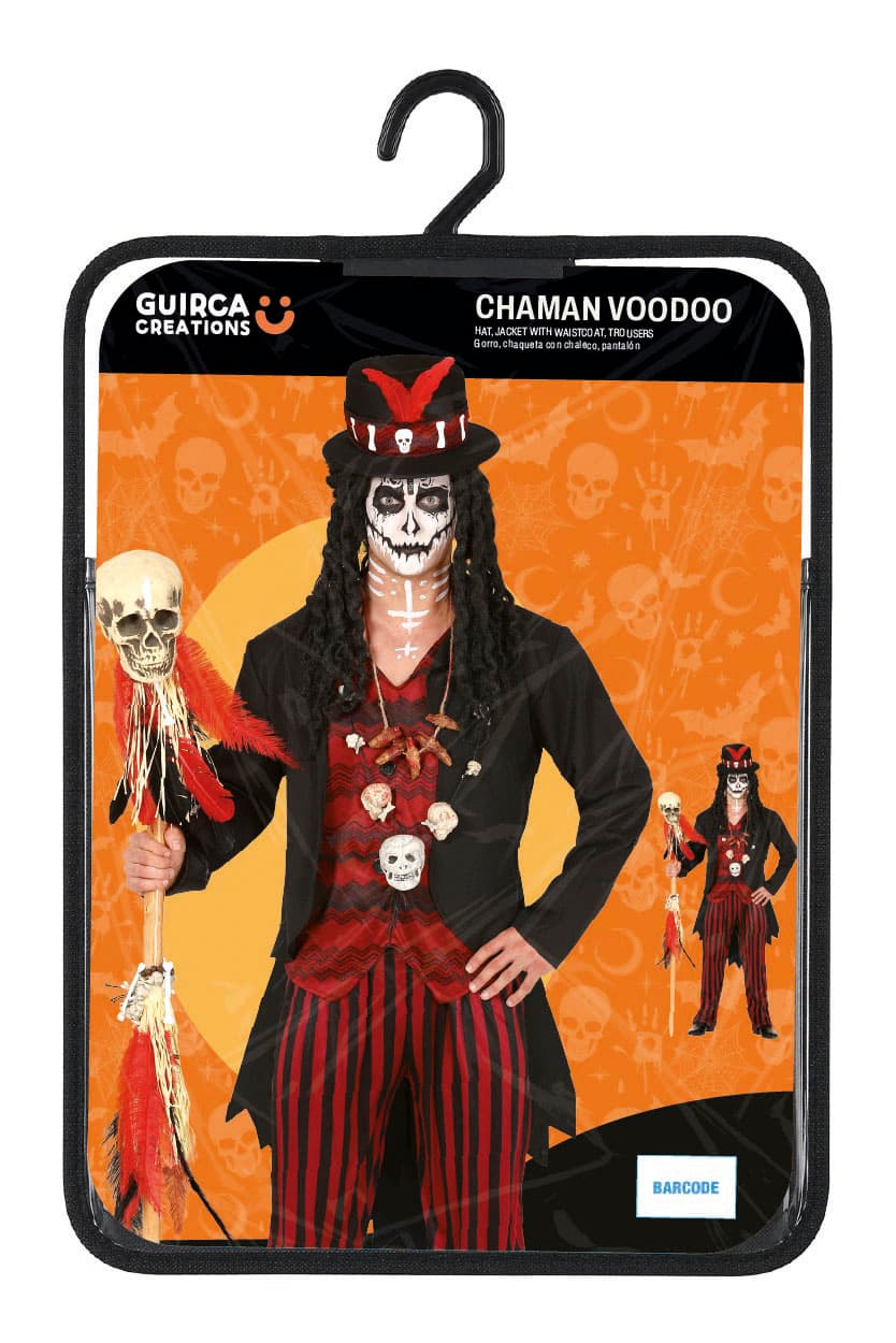 Voodoo-shaman – kostume til børn og voksne