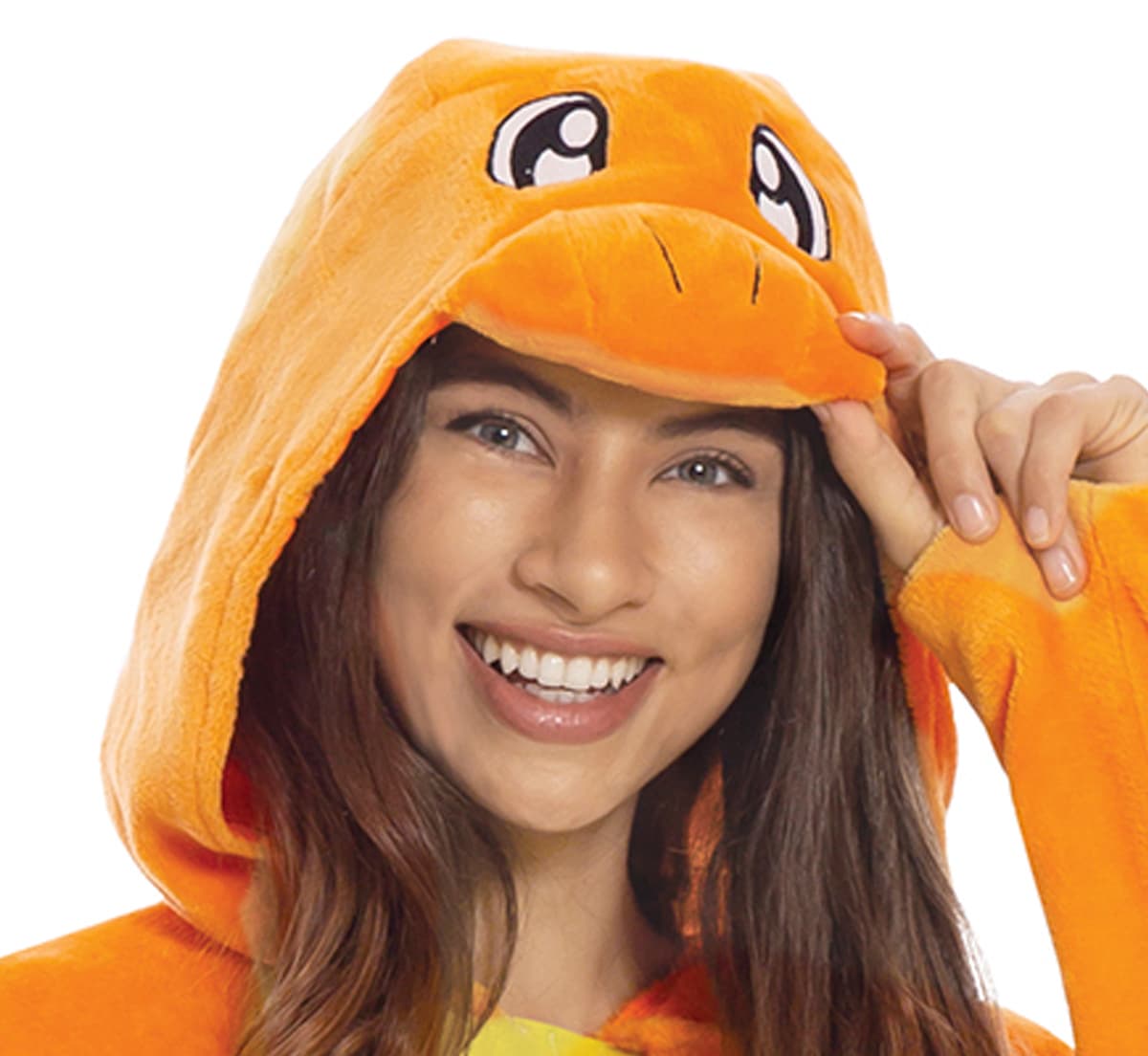 Orange drage – kostume til voksne