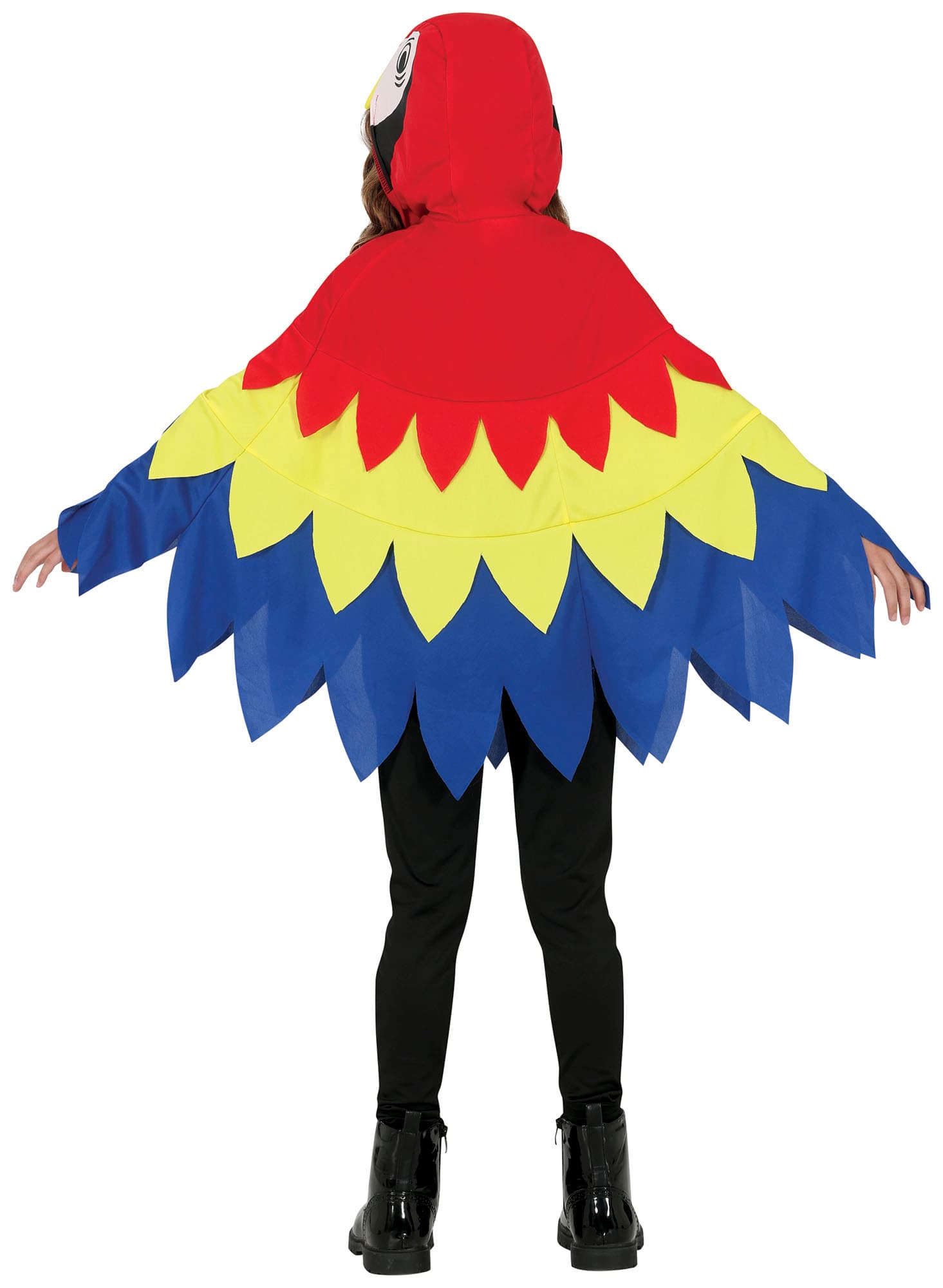 Papegøjeponcho – kostume til børn
