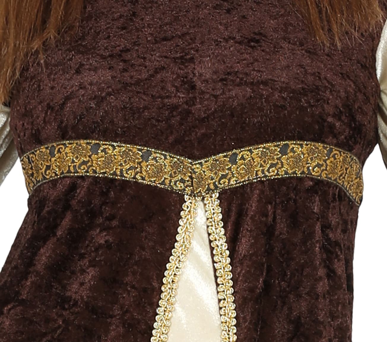 Prinsesse – kostume til damer, brun og beige