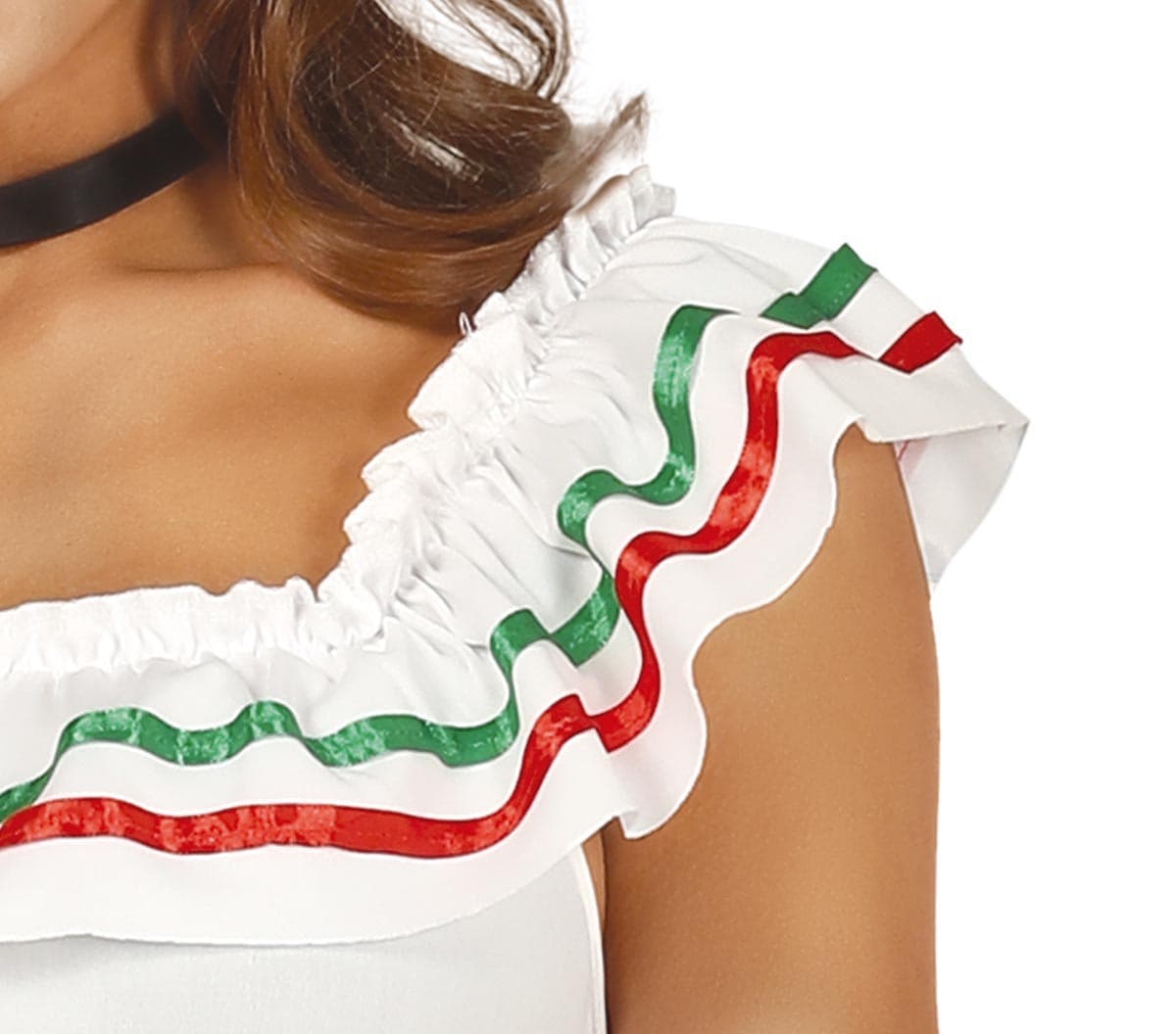 Mexicaner – kostume til damer, sort og flerfarvet