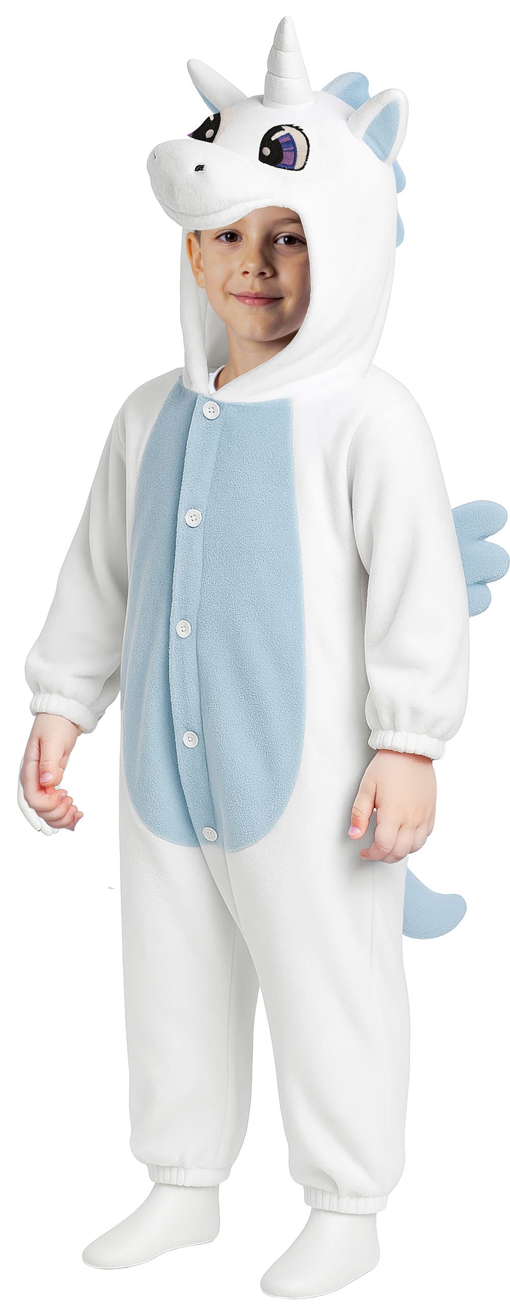 Enhjørning-kigurumi – kostume til børn, hvid