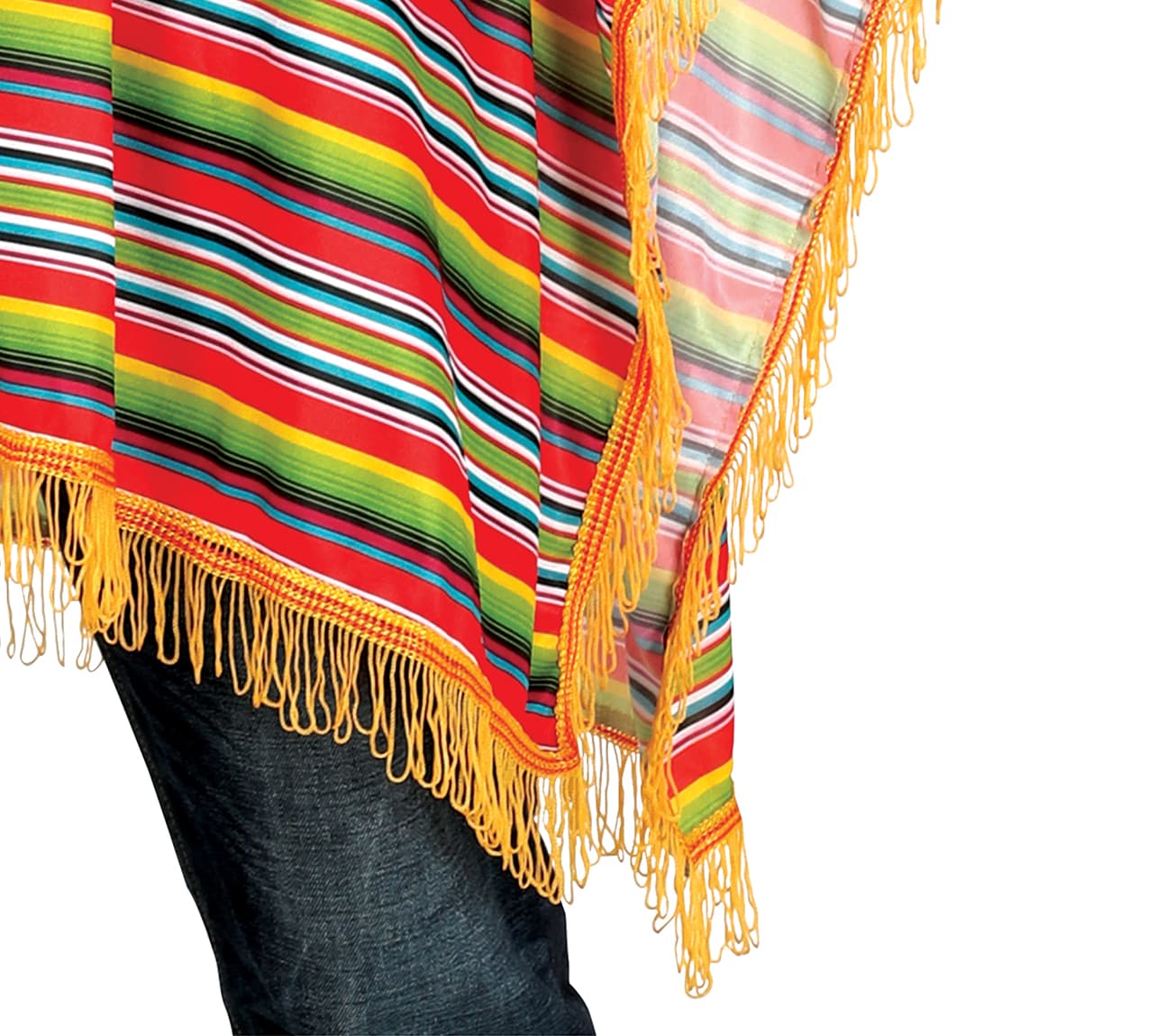 Mexicansk poncho – kostume til voksne