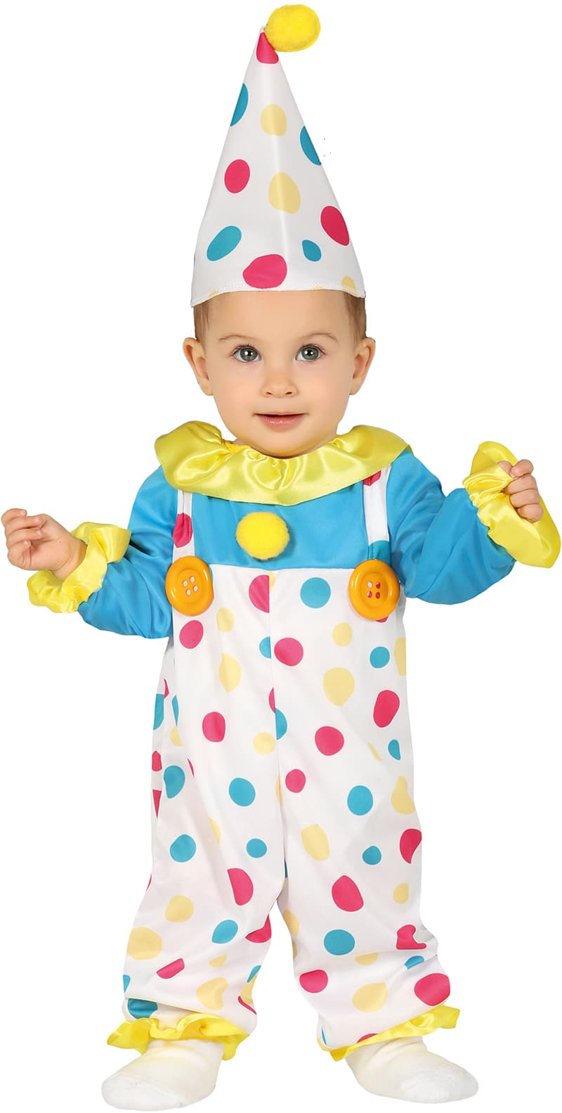 Prikket klovn – kostume til baby