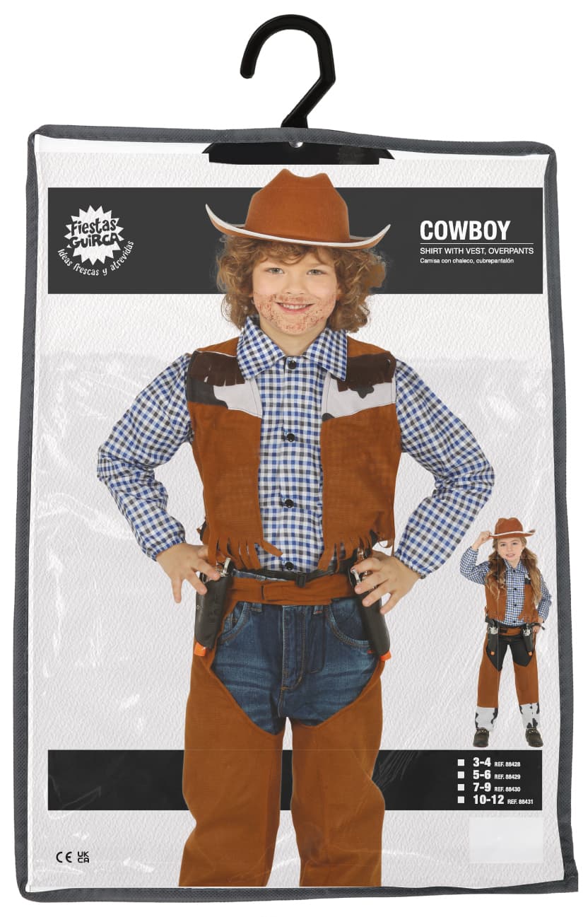 Cowboy/cowgirl – kostume til drenge