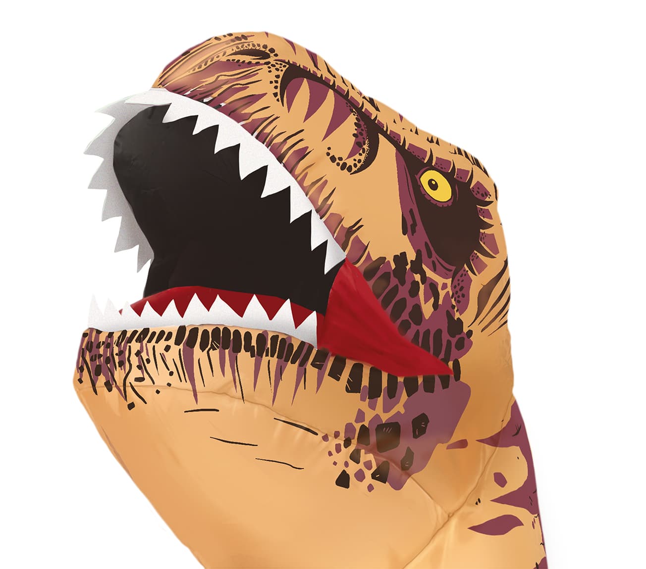 Oppustelig T-rex – kostume til voksne