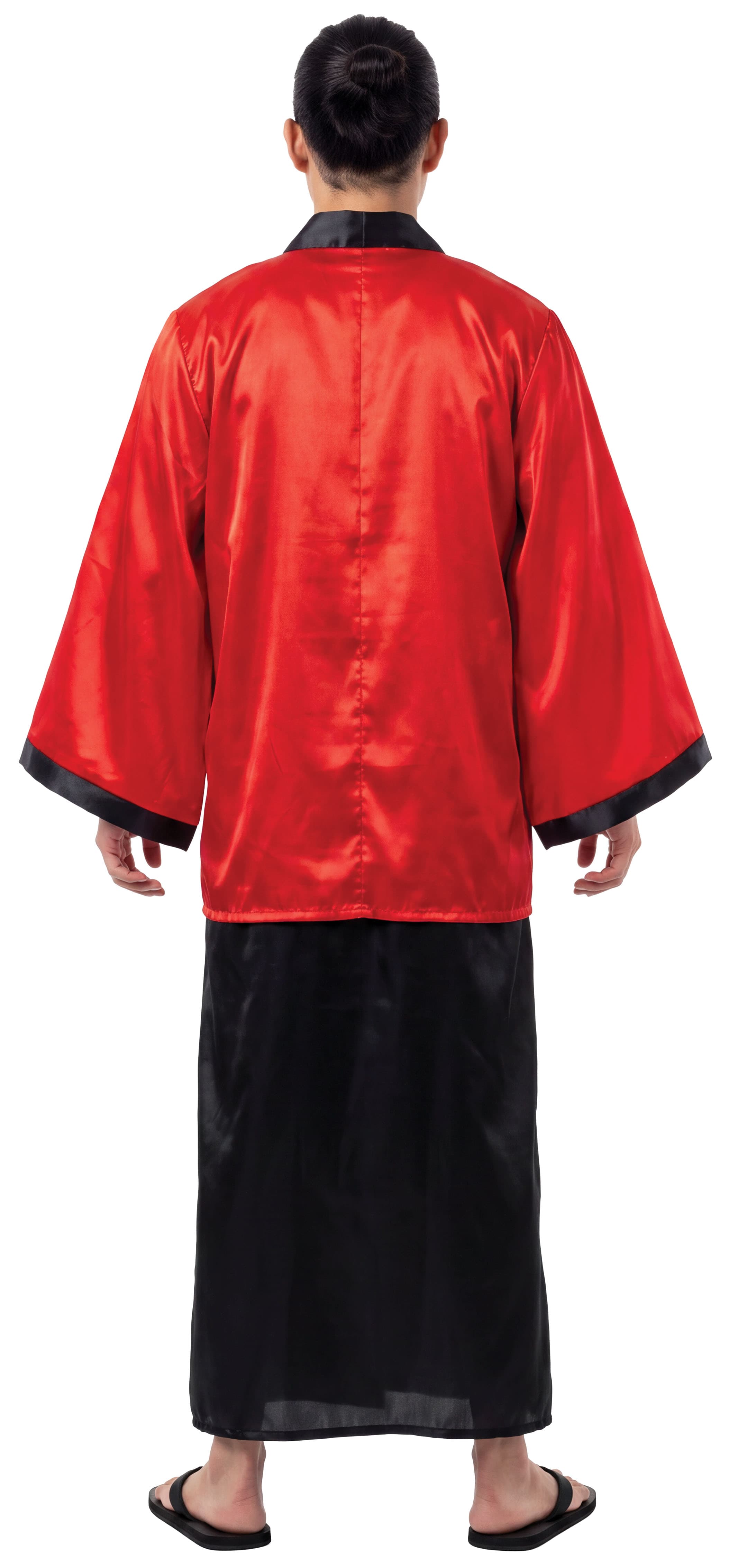 Rød kimono – kostume til herrer
