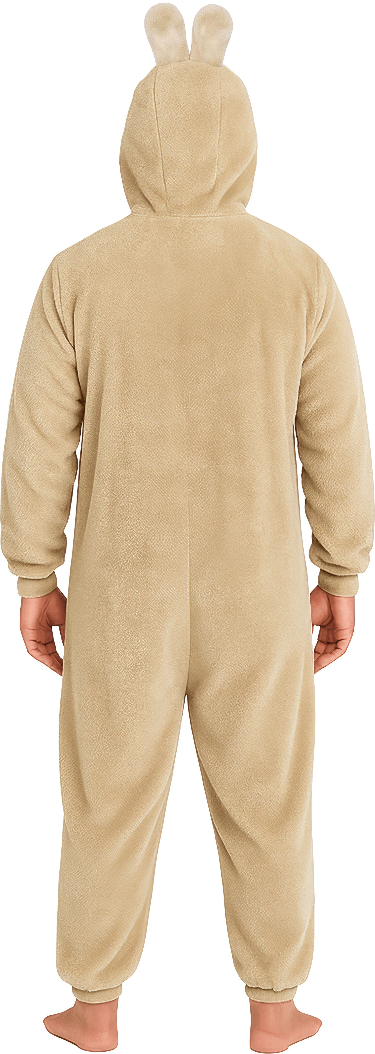 Beige Lulu-monsterpyjamas – kostume til herrer