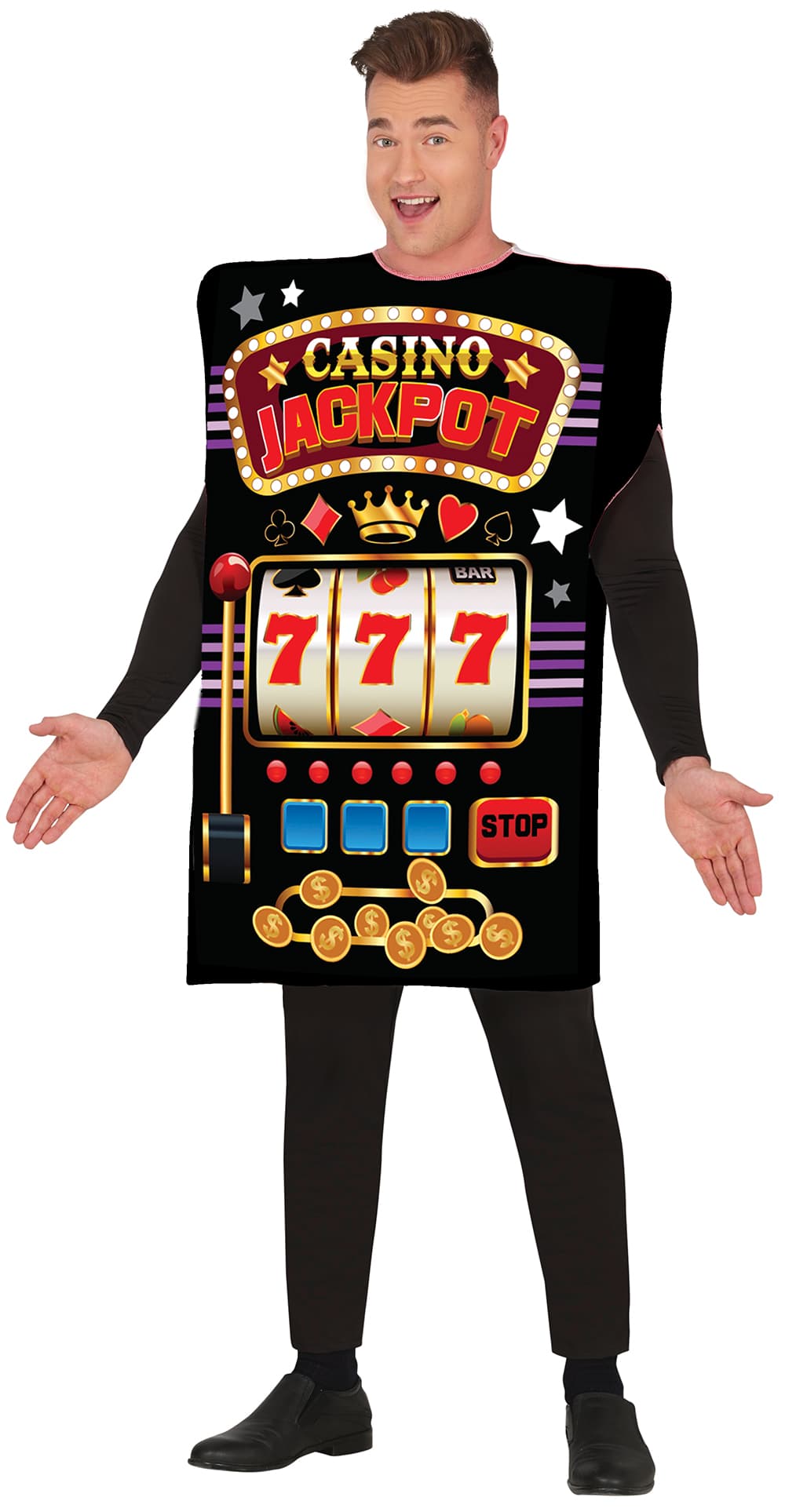 Casino-jackpot – kostume til herrer