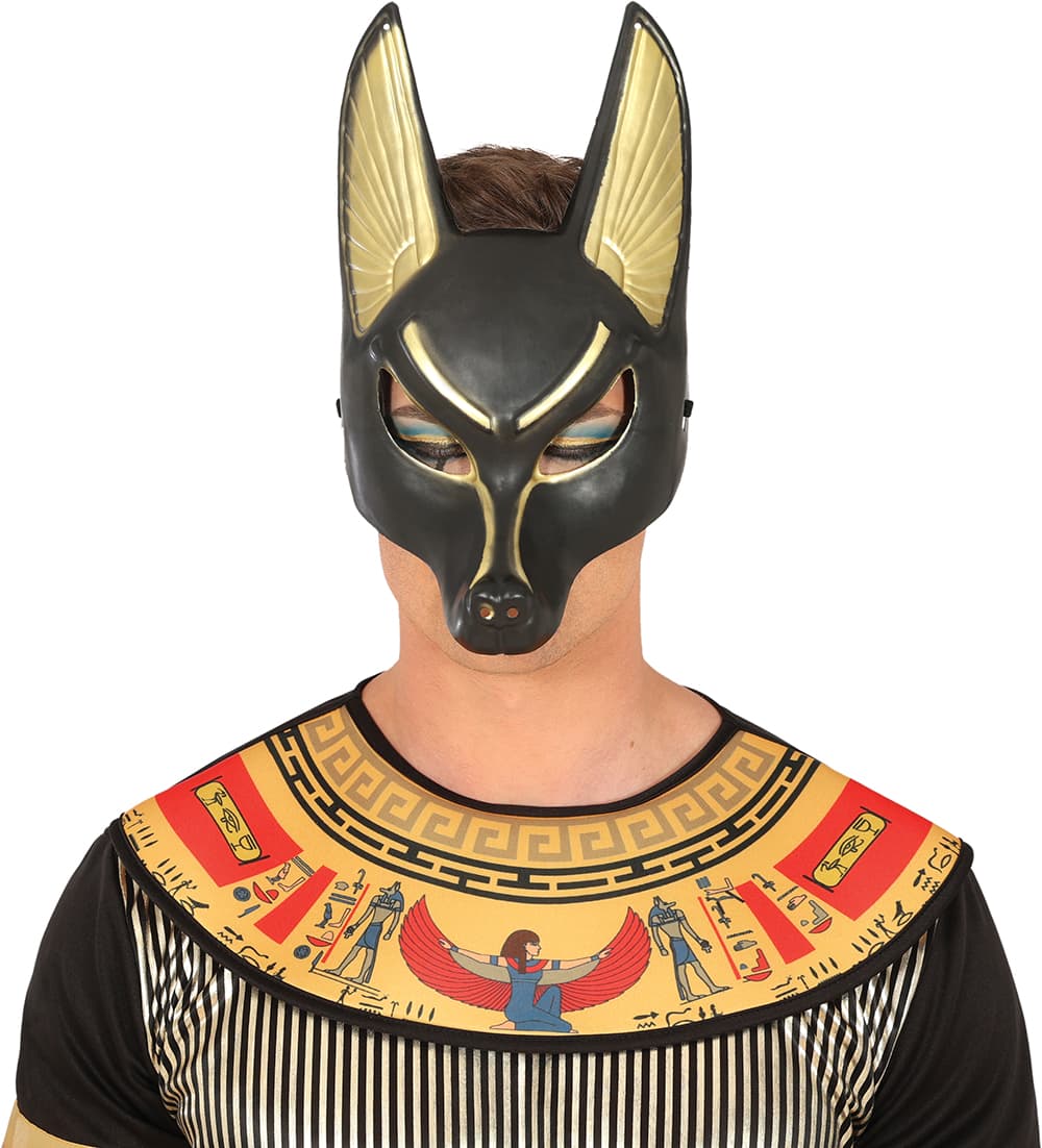 Anubis-maske i PVC til voksne