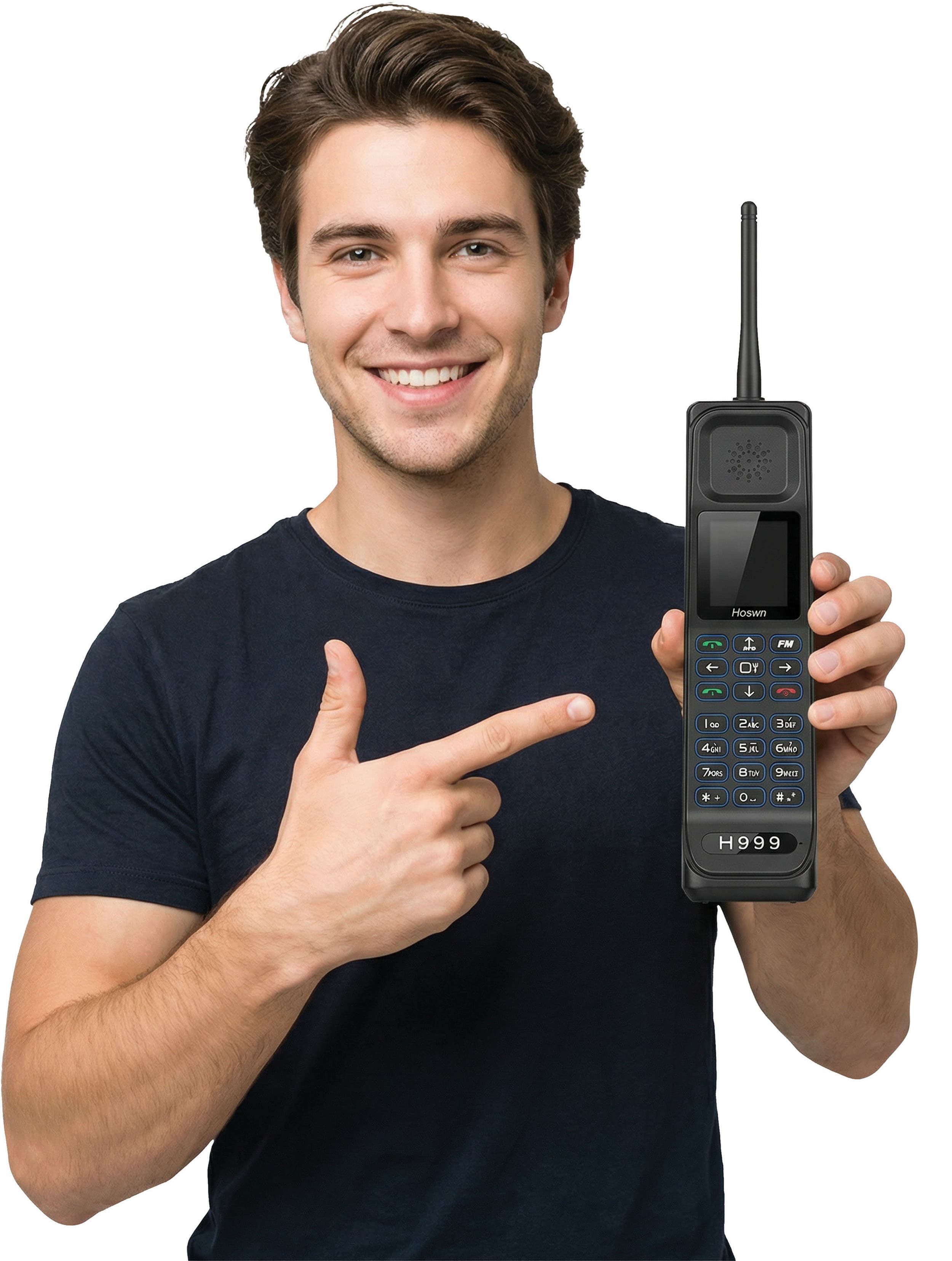 Retro-mobiltelefon, 20 cm